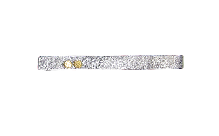 18015-Krawattenklammer, Silber 925 mit 750 Gold