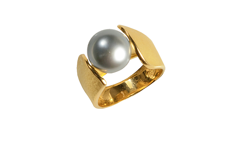 02310-Ring, Gold 750 mit Perle