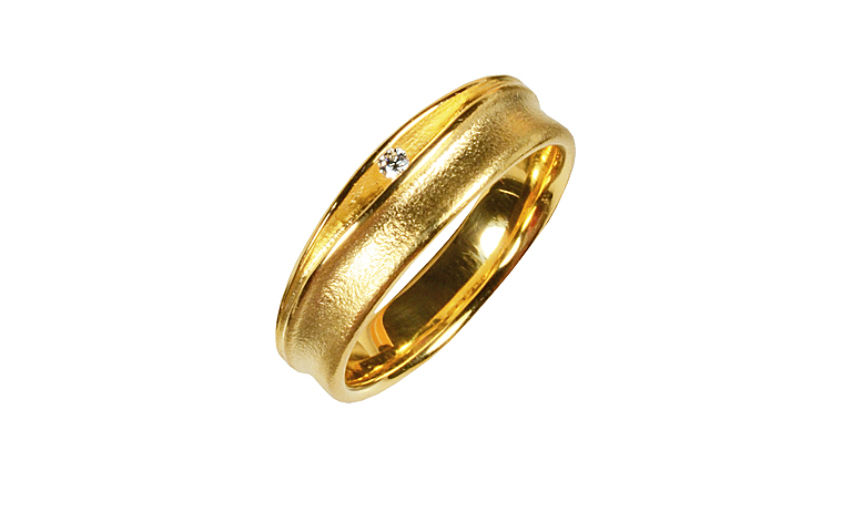 02785-Ring, Gold 750 mit Brillant