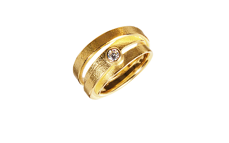 05088-Ring, Gold 750 mit Brillant