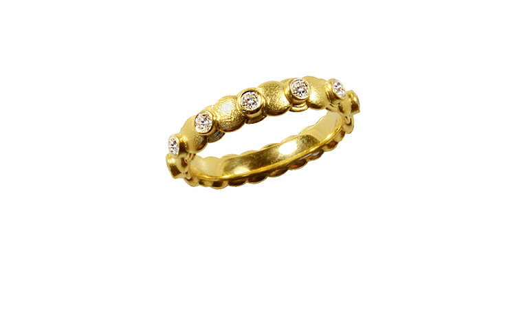 05192-Ring, Gold 750 mit Brillanten
