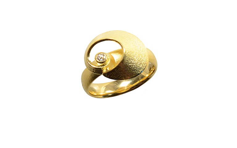 05205-Ring, Gold 750 mit Brillant