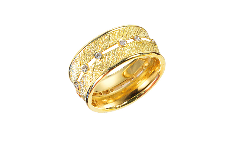 05452-Ring, Gold 750 mit Brillant