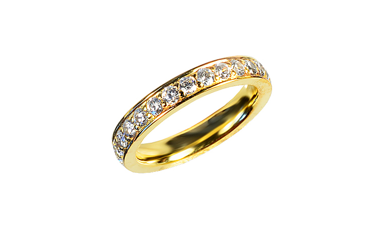 05453-Ring, Gold 750 mit Brillanten