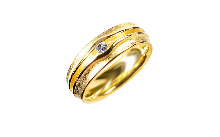 05456-Ring, Gold 750 mit Brillant