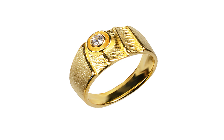 05460-Ring, Gold 750 mit Brillant