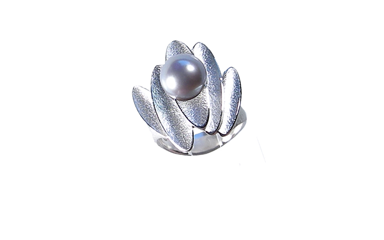 32033-Ring 925 Silber mit Thaiti-Perle
