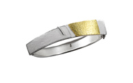 14241-bracelet, silver 925 with gold 750