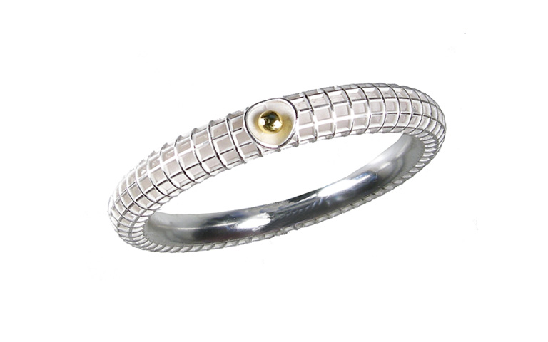 14301-bracelet silver 925, fine gold 999