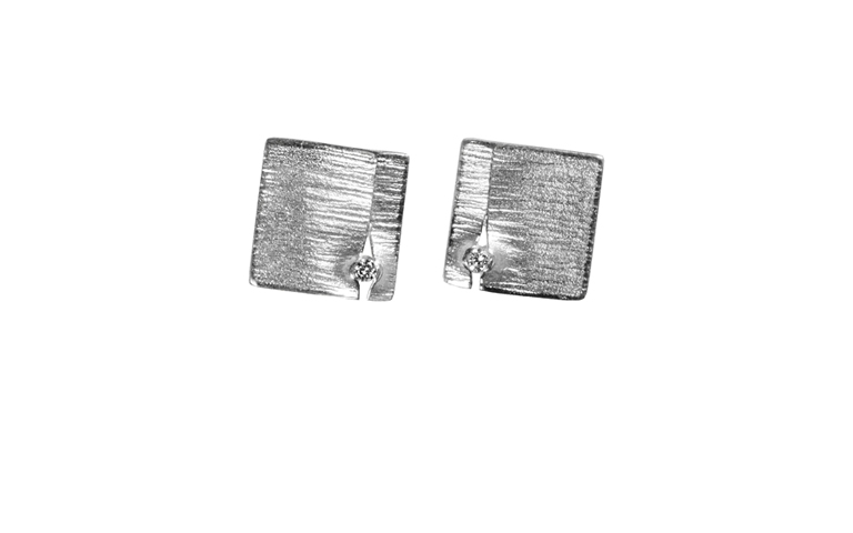 47346-earrings, white gold 750 and brilliants
