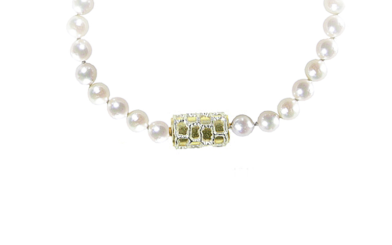 17106-pearl-clasp gold 750, silver 925