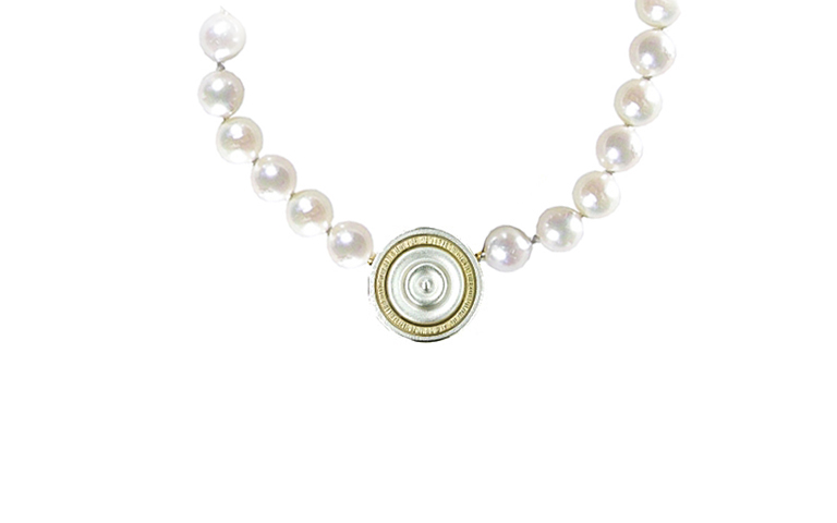 17108-pearl-clasp gold 750, silver 925