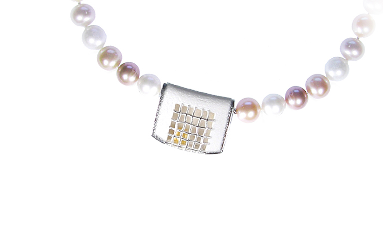 17144-pearl-clasp, silver 925, gold 750