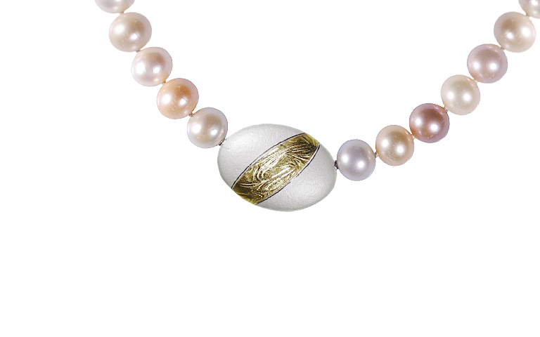 17149-pearl-clasp, silver 925 and gold 750