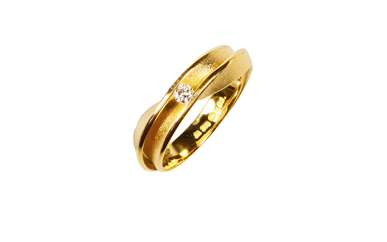 05260-ring, gold 750 and brillant