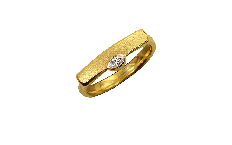 05276-ring, gold 750 and brillant