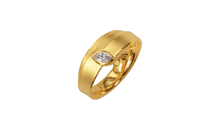 05282-ring, gold 750 and brillant