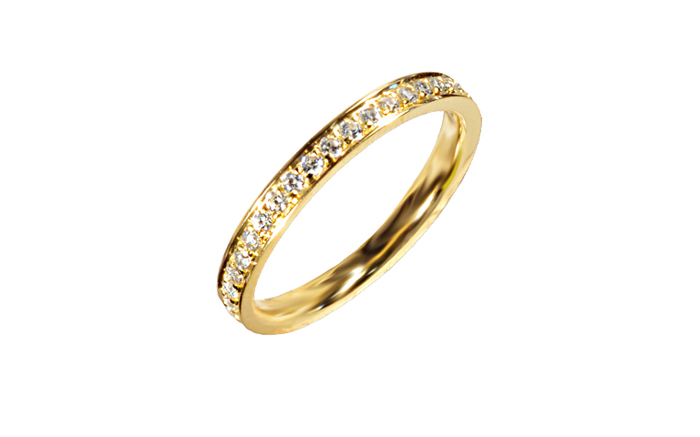 05327-ring, gold 750 with brillants