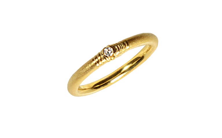 05328-ring, gold 750 with brillant