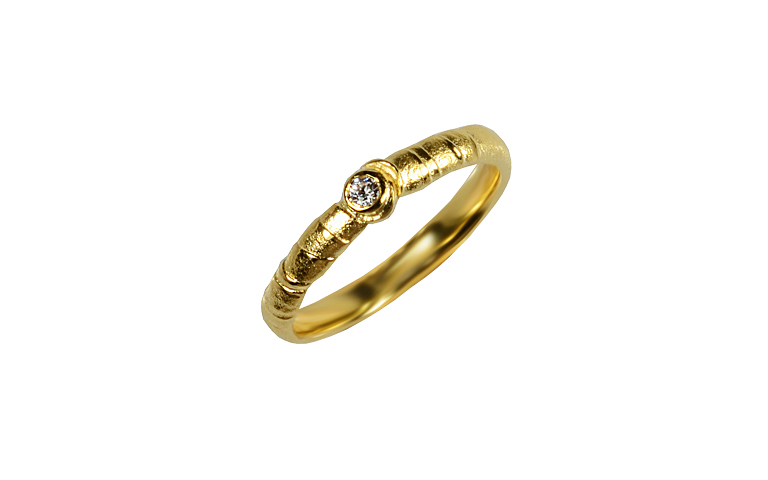 05396-ring, gold 750 with brillant