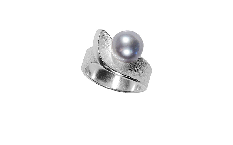 32023-ring, silver 925 with pearl