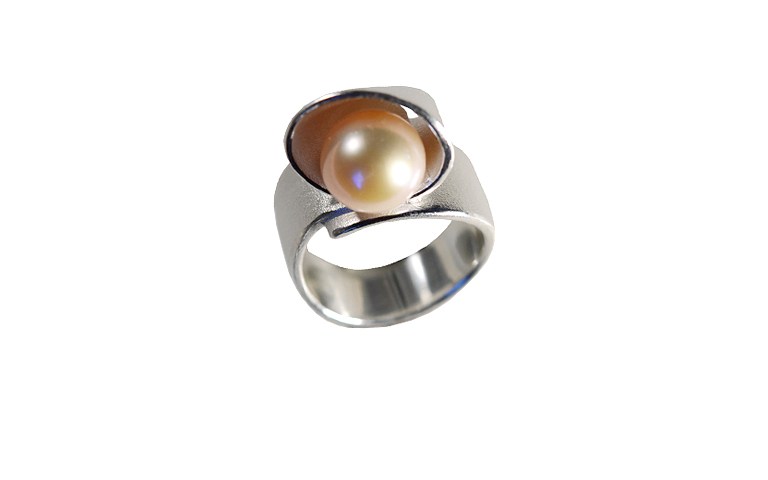 32040-ring, silver 925 with peacock pearl