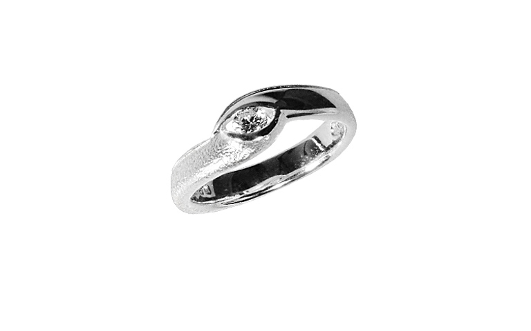 45206-ring, white gold 750 with brillant