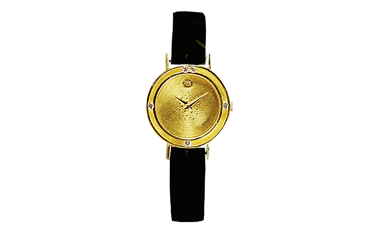 06282-watch, gold 750 with brillants