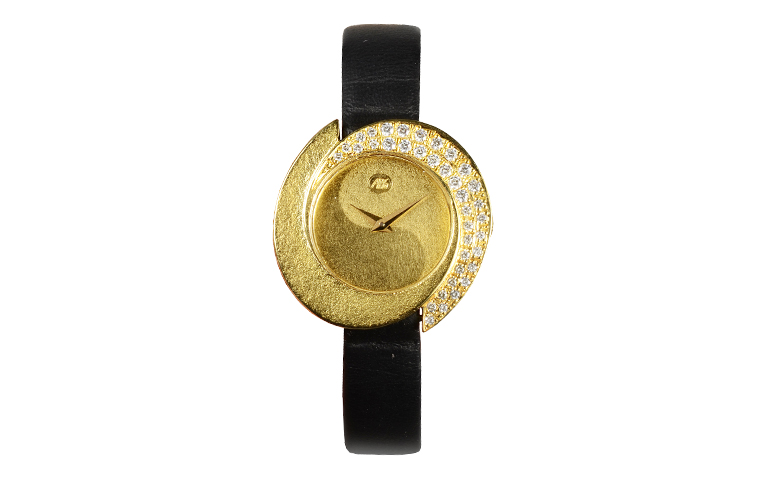 06297-watch, gold 750 and brillants