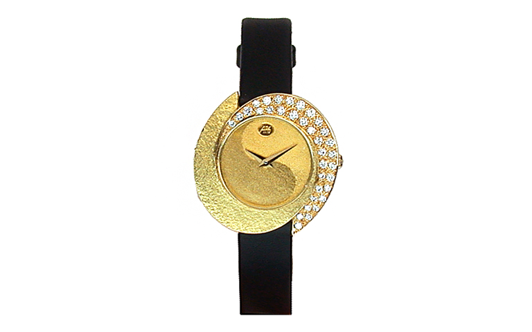 06297-watch, gold 750 with brillants
