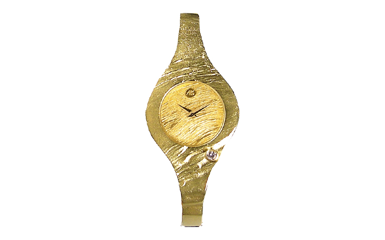 06332-watch, gold 750 with brillant