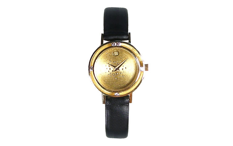 06382-watch, gold 750 with brilliants
