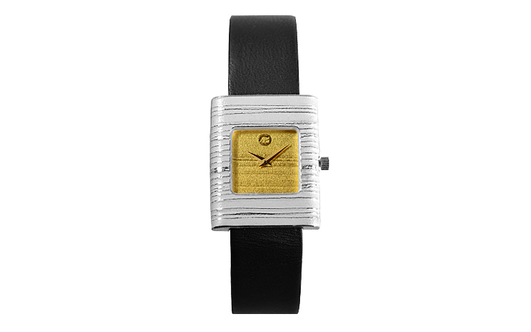 16136-watch, silver 925, gold 750