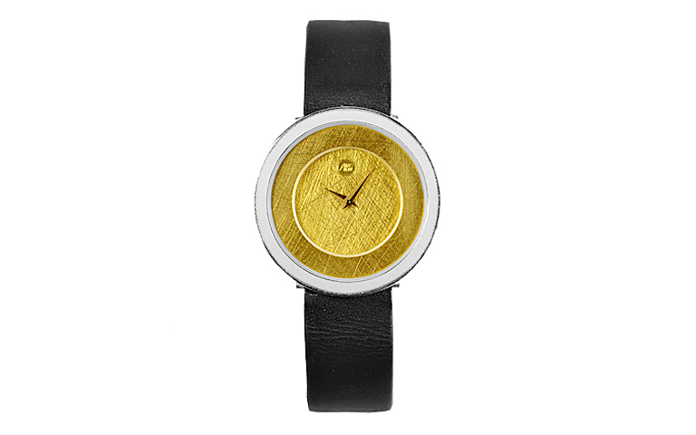 16161-watch, silver 925, gold 750