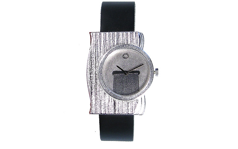 36013-watch, silver 925, with palladium-silver dial