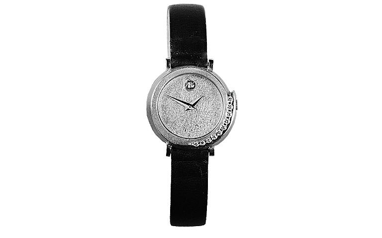 46357-watch, white gold 750 with brillants