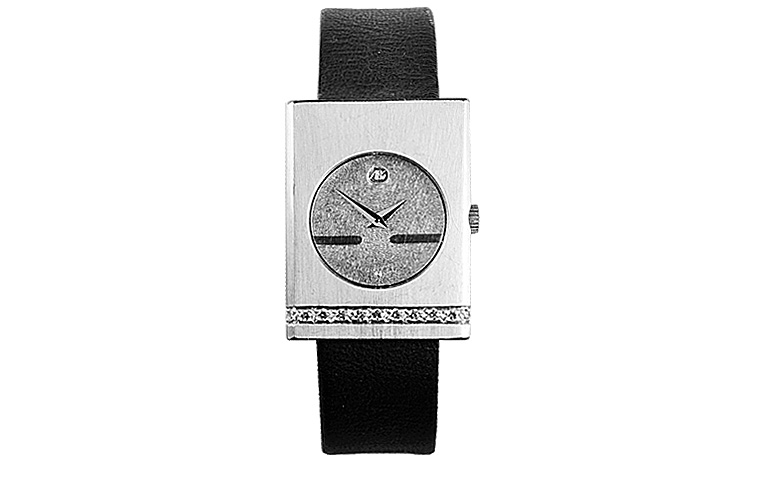 46523-watch, white gold 750 with brillants