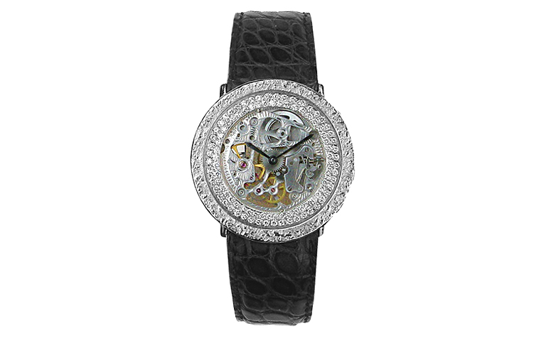46541-watch, white gold 750