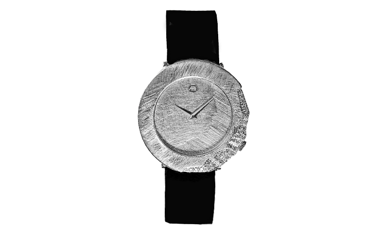 46569-watch, white gold 750 with brillants