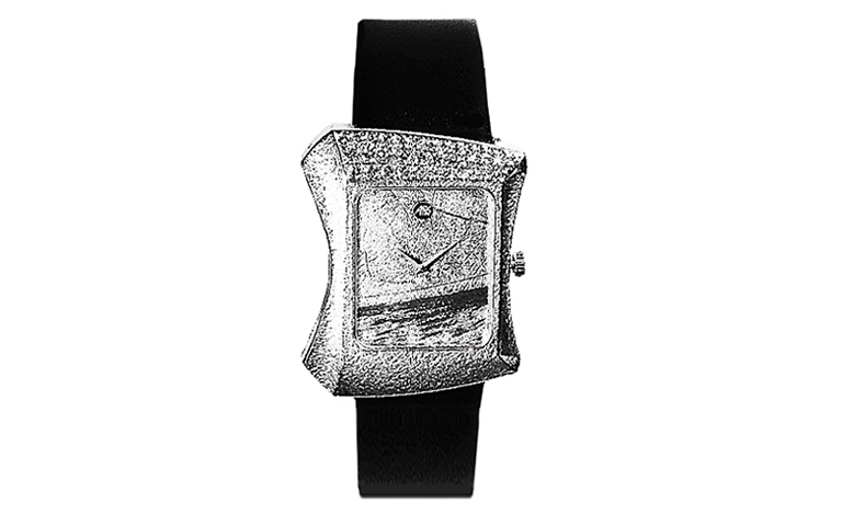 46572-watch, white gold 750 with brilliants